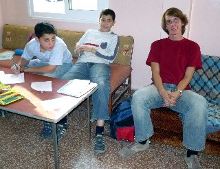 Christoph Pfeifer with JLSS Students