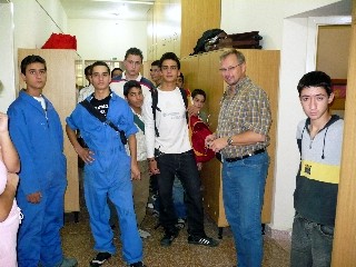 Rev. Maurer with our Boys