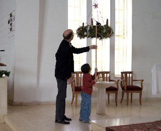 Lighting the First Candle 